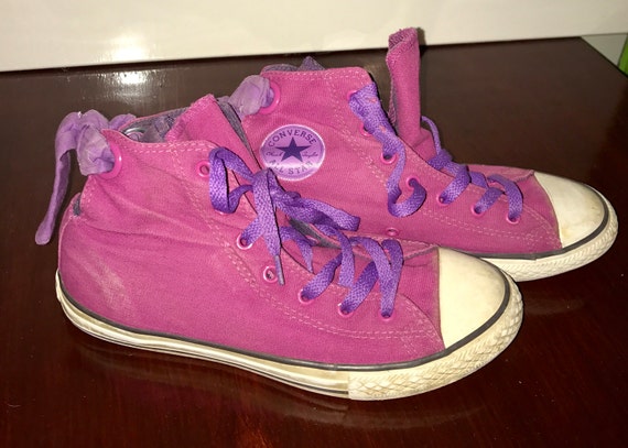 Vintage Retro Converse All Stars Two Tone Purple and Magenta - Etsy