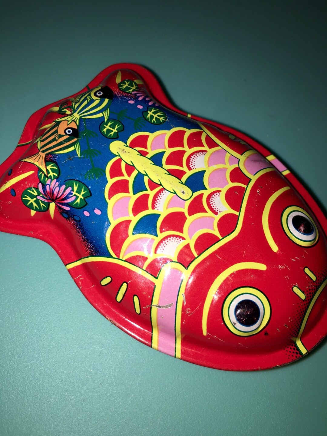 Vintage Tin Small Koi Fish Rattle Made in Japan Excellent Condition - Etsy