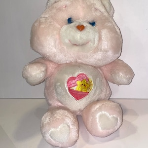 vintage 1980&#39;s American Greetings Care Bear Hugs baby bear plush toy