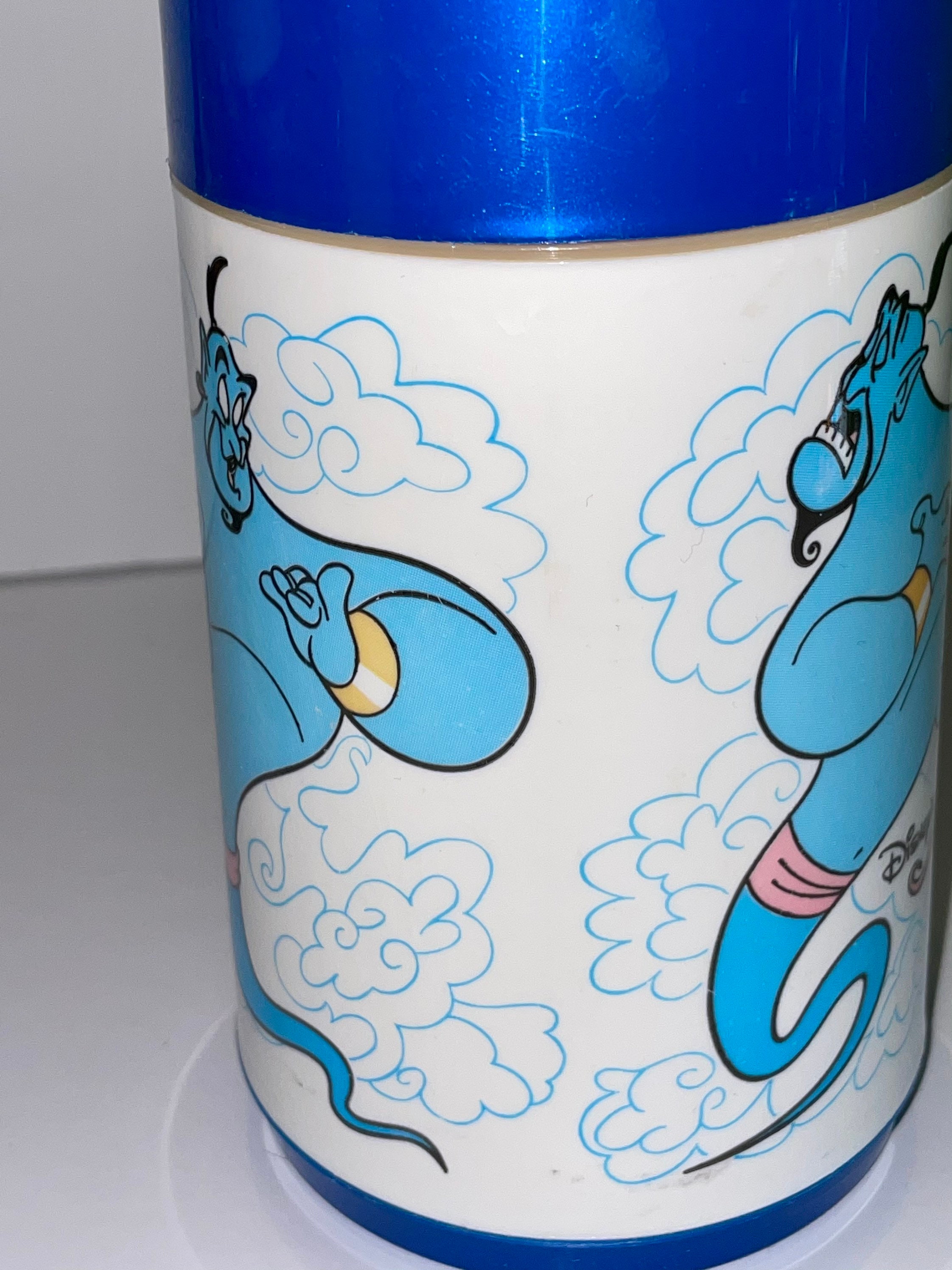Vintage 1990's Aladdin Walt Disney Aladdin Plastic Thermos for the
