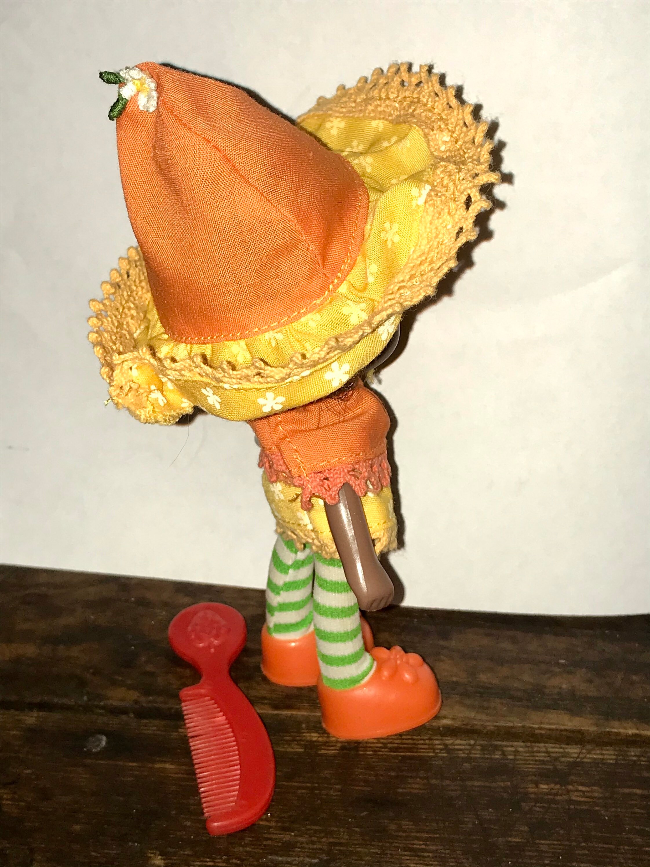 Vintage 1980s American Greetings Strawberry Shortcake Orange