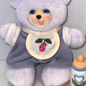 vintage 1999 Fisher Price Briarberry Bears newborn baby Joey 6” plush bear