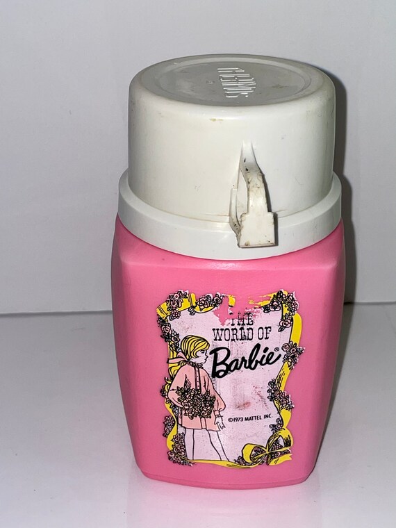 Vintage 1973 the World of Barbie Thermos Brand Thermos for Vinyl Lunch Box  