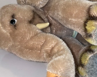 Vintage Distressed, but well loved Mohair Stuffed Monkey