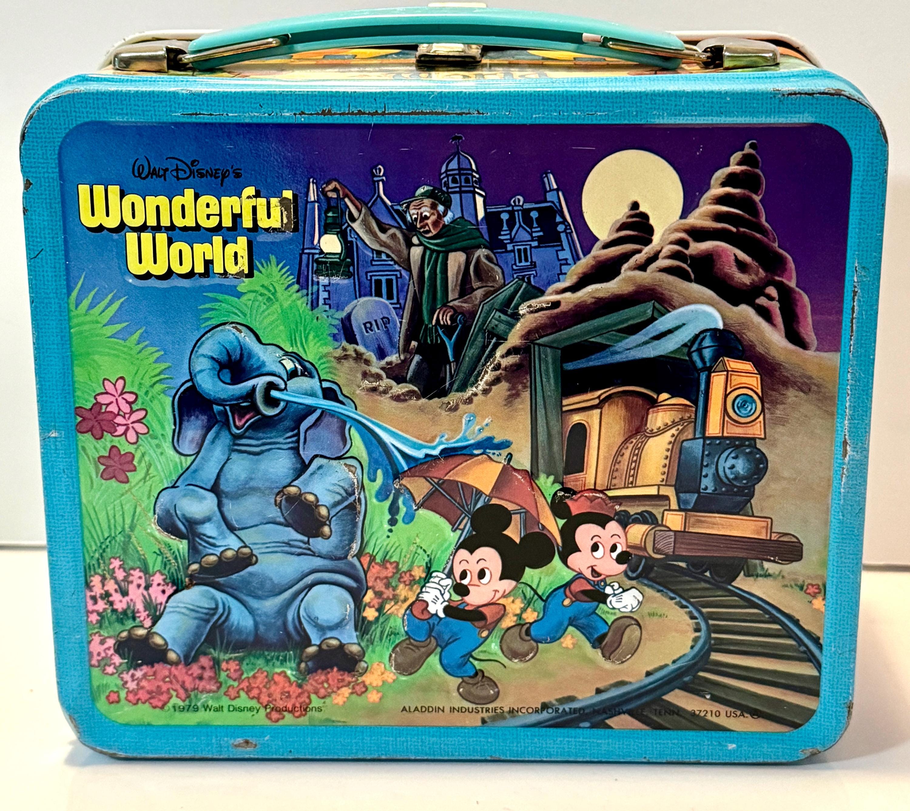 1979 Walt Disney Magic Kingdom Aladdin Industries Metal Lunch Box