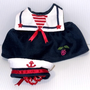 vintage Fisher Price Briarberry Bears plush bear sailor  outfit