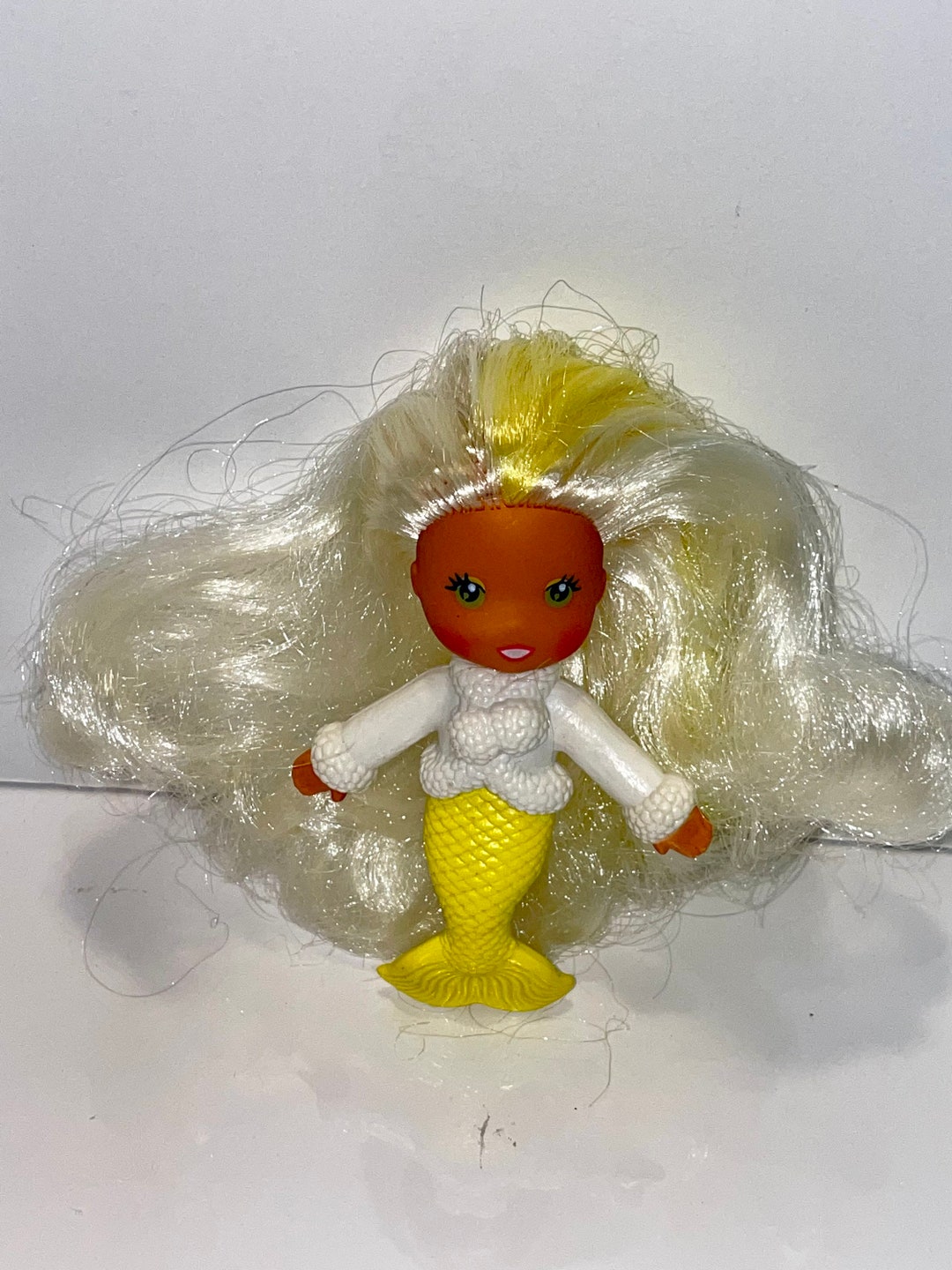Vintage 1983 See Wees Sea Wees Icy Gals Shelly Yellow Mermaid With ...