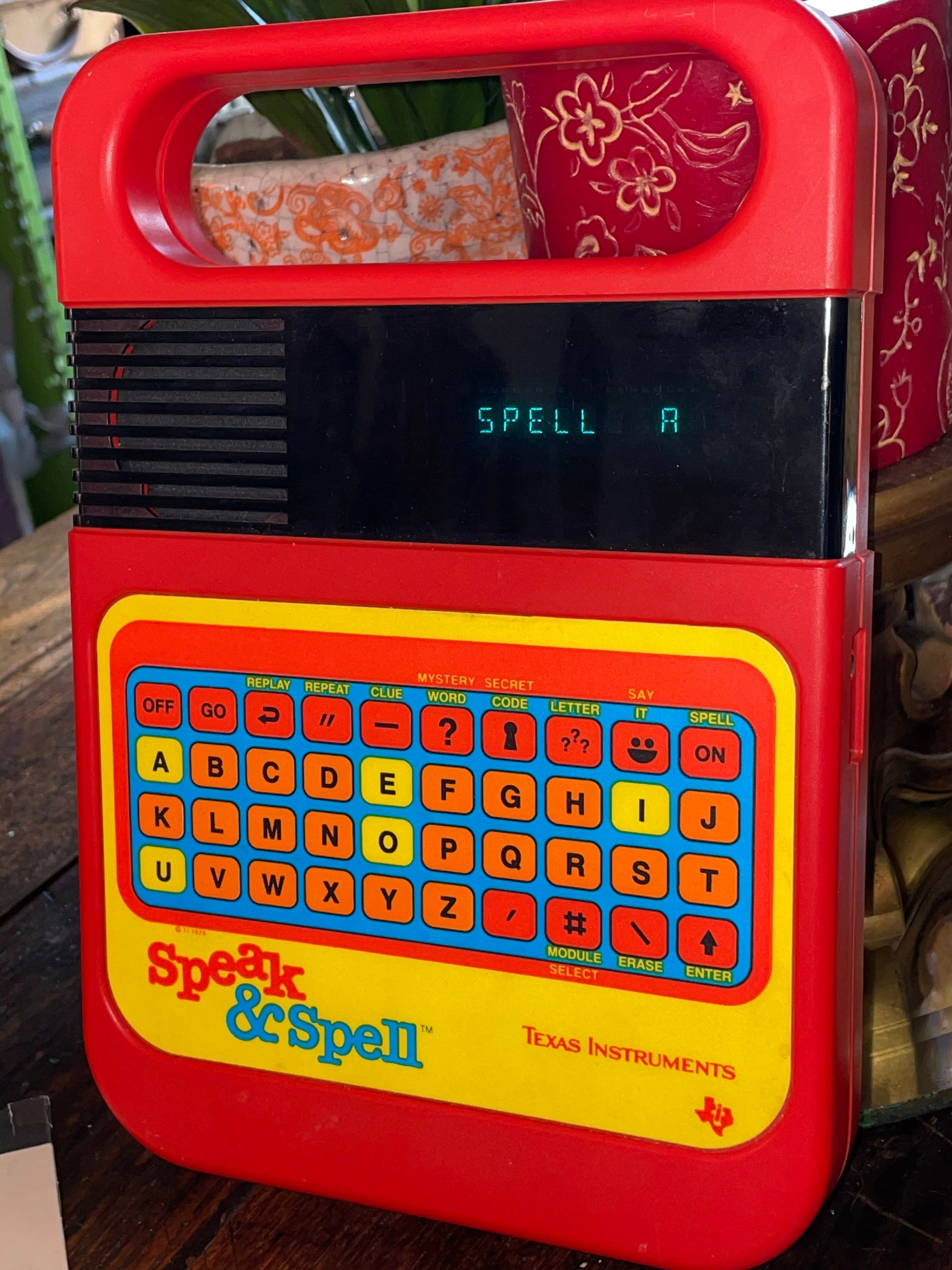 Vintage 1988 Texas Instruments Speak Spell Electronic Learning