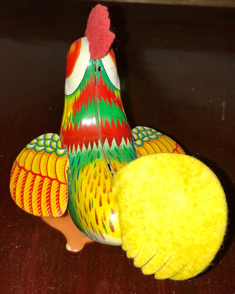 Vintage Metal Wind up Toy Bird Mikuni Made in Japan Works Etsy