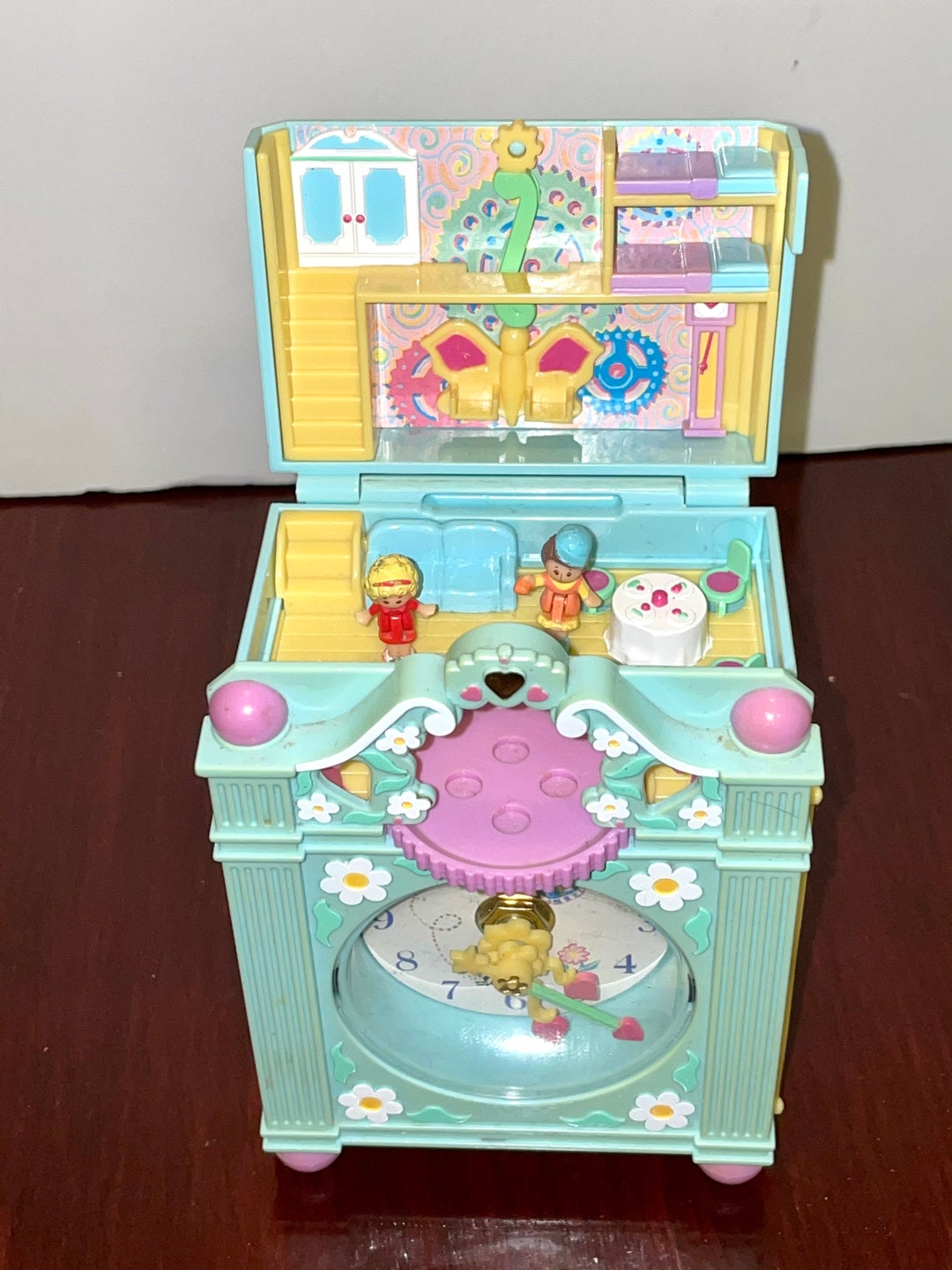ポーリーポケット pollypocket ファンタイムクロック ブルーバード ファンタイムクロック ブルーの時計 完品 1991年 | ポーリー