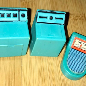 LOT priced, not piece price Fisher Price little people FP LP #24 utility room pieces with rare scale