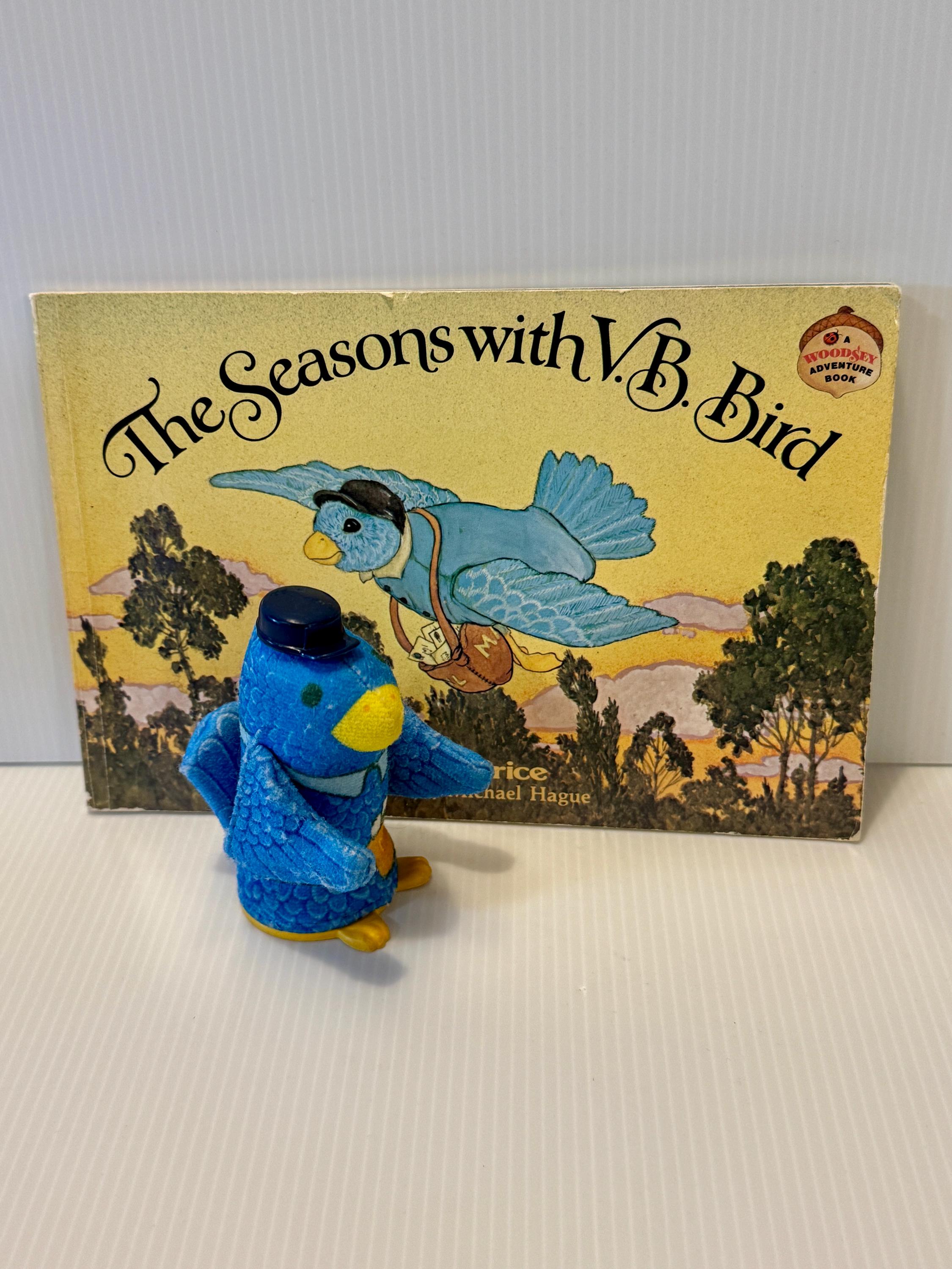 1980 Fisher Price FP Woodseys No 607 V.b.bird (very Blue Bird