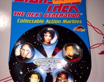 1993 Star Trek the next generation collectible action marbles set MIP