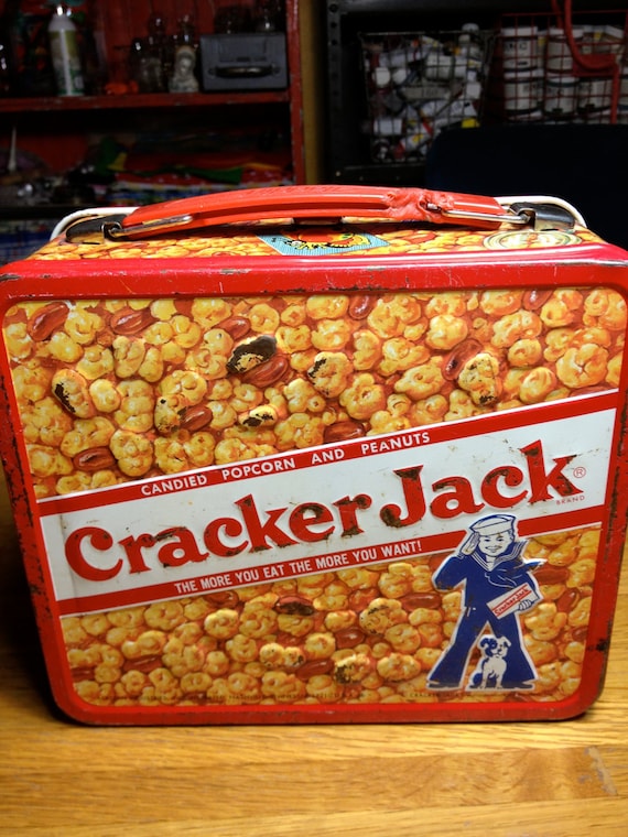 Vintage Aladdin Industries Borden Inc, Cracker Jack Treat Metal