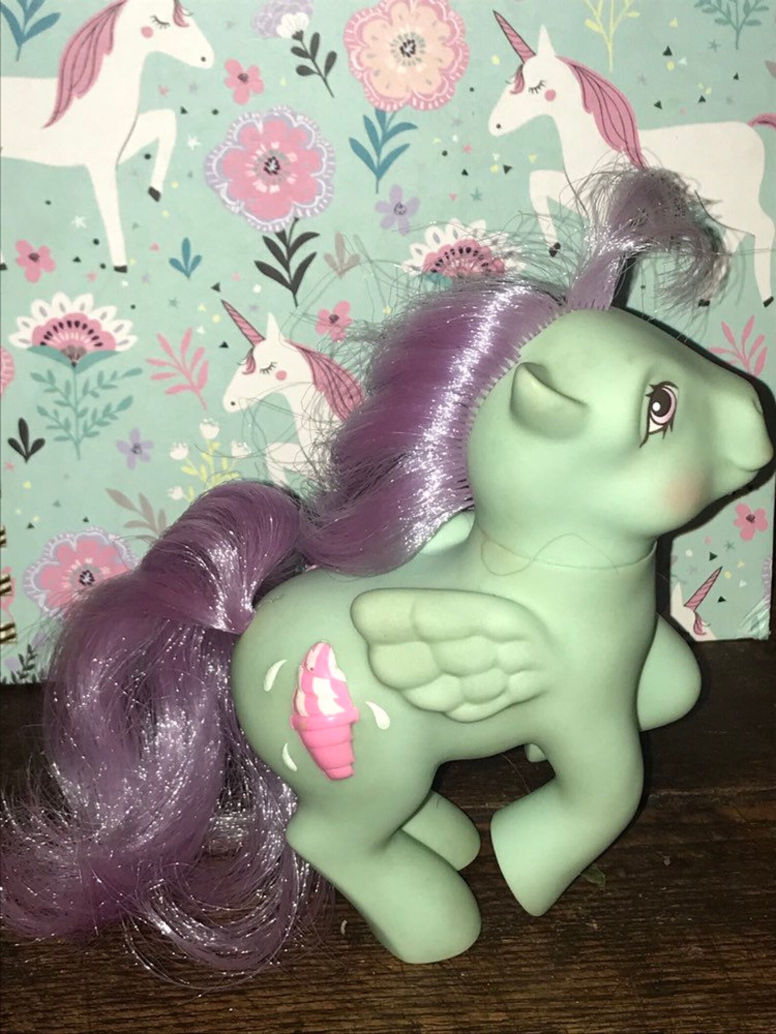 Vintage 1987 My Little Pony G1 Peek A Boo Baby Brother WHIRLY TWIRL