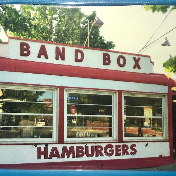 Magnet of original photograph from my series of Americana local businesses photos band box diner