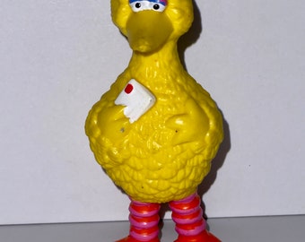 vintage Tara toys Jim Henson Sesame Street Big Bird as mailman  PVC figure JHP