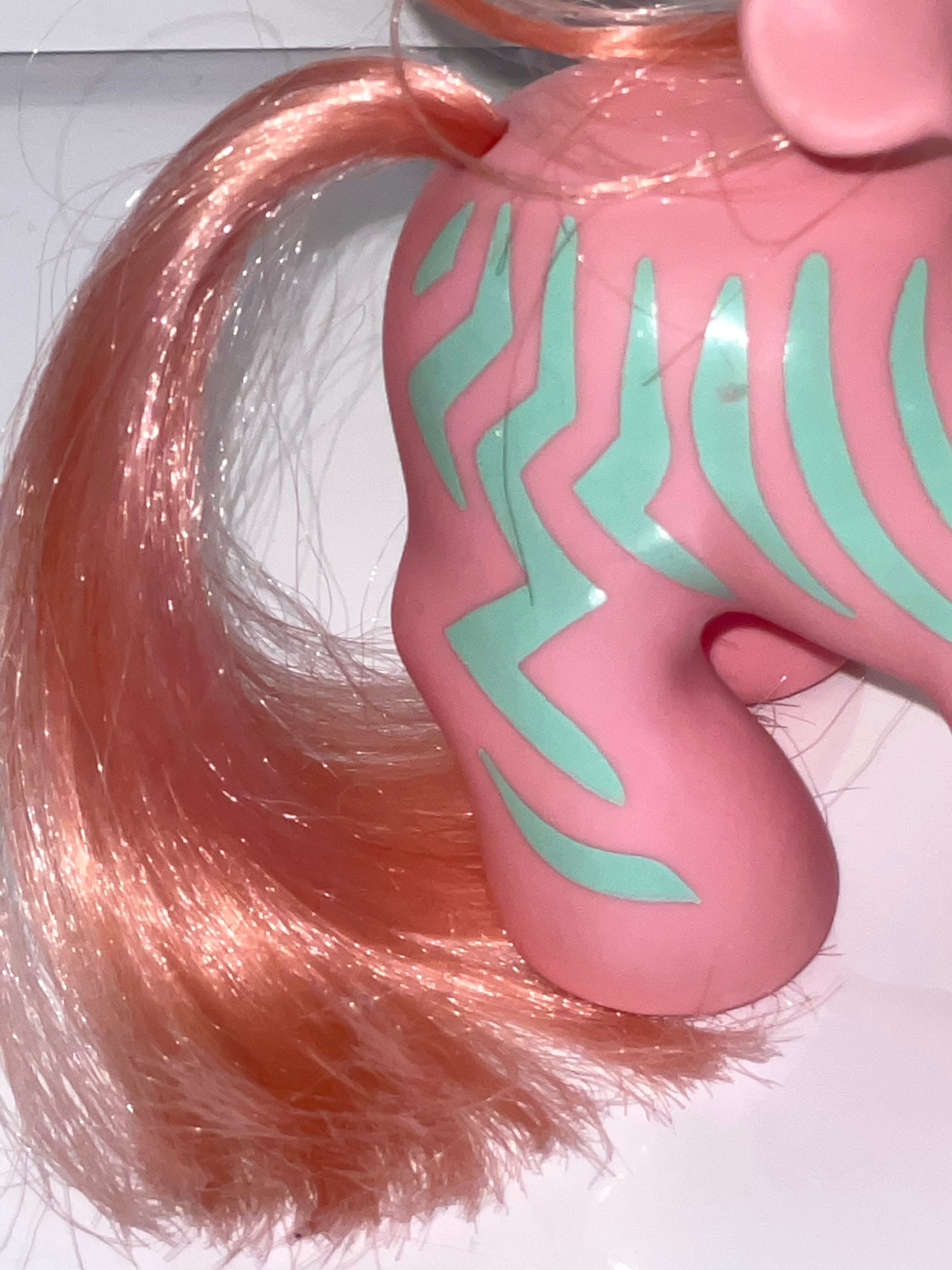 Vintage 1987 My Little Pony Zig Zag Zebra Pony Friends Conclave