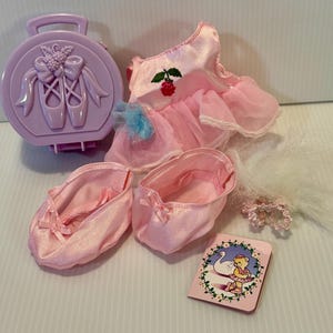 vintage Fisher Price Briarberry Bears plush bear ballerina set