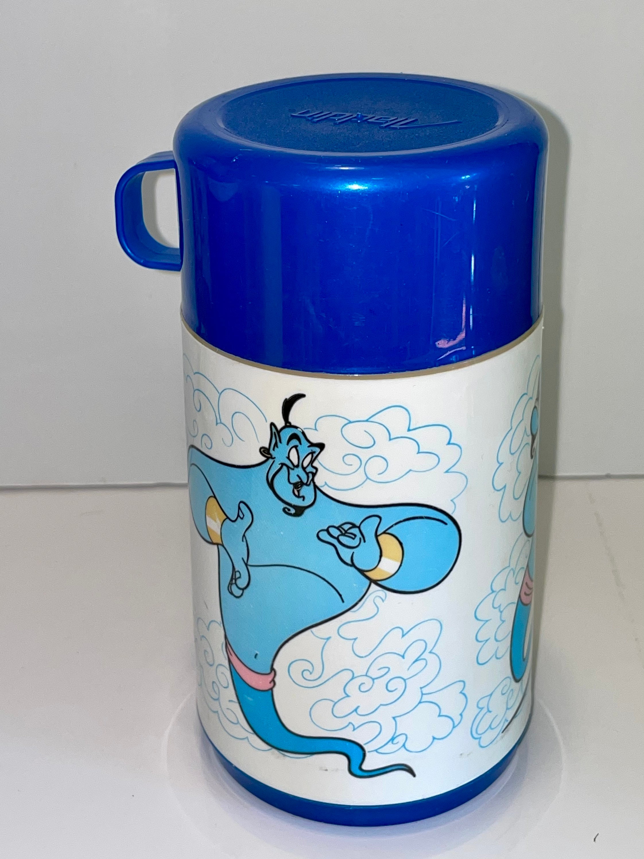 Vintage 1990's Aladdin Walt Disney Aladdin Plastic Thermos
