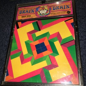 vintage 1969 Mattel Brain Drain puzzle hippie psychedelic trippy
