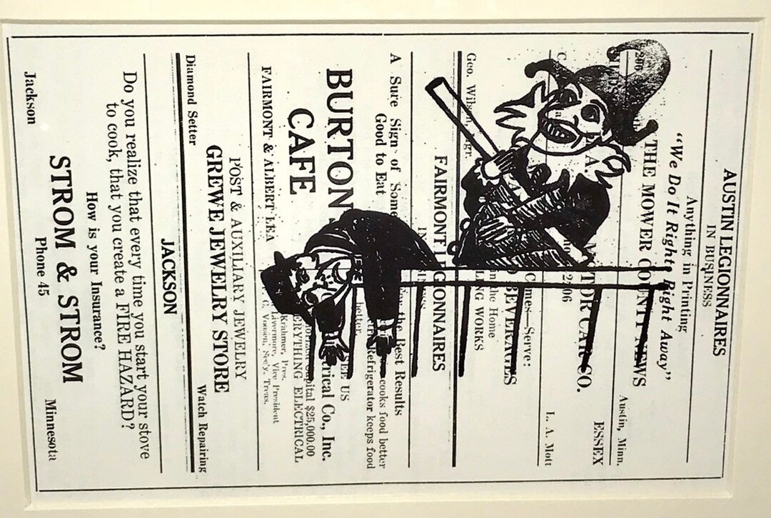 Archival Matted Art Print of Original Mean Clowns Punch N Judy Screen Print Etsy