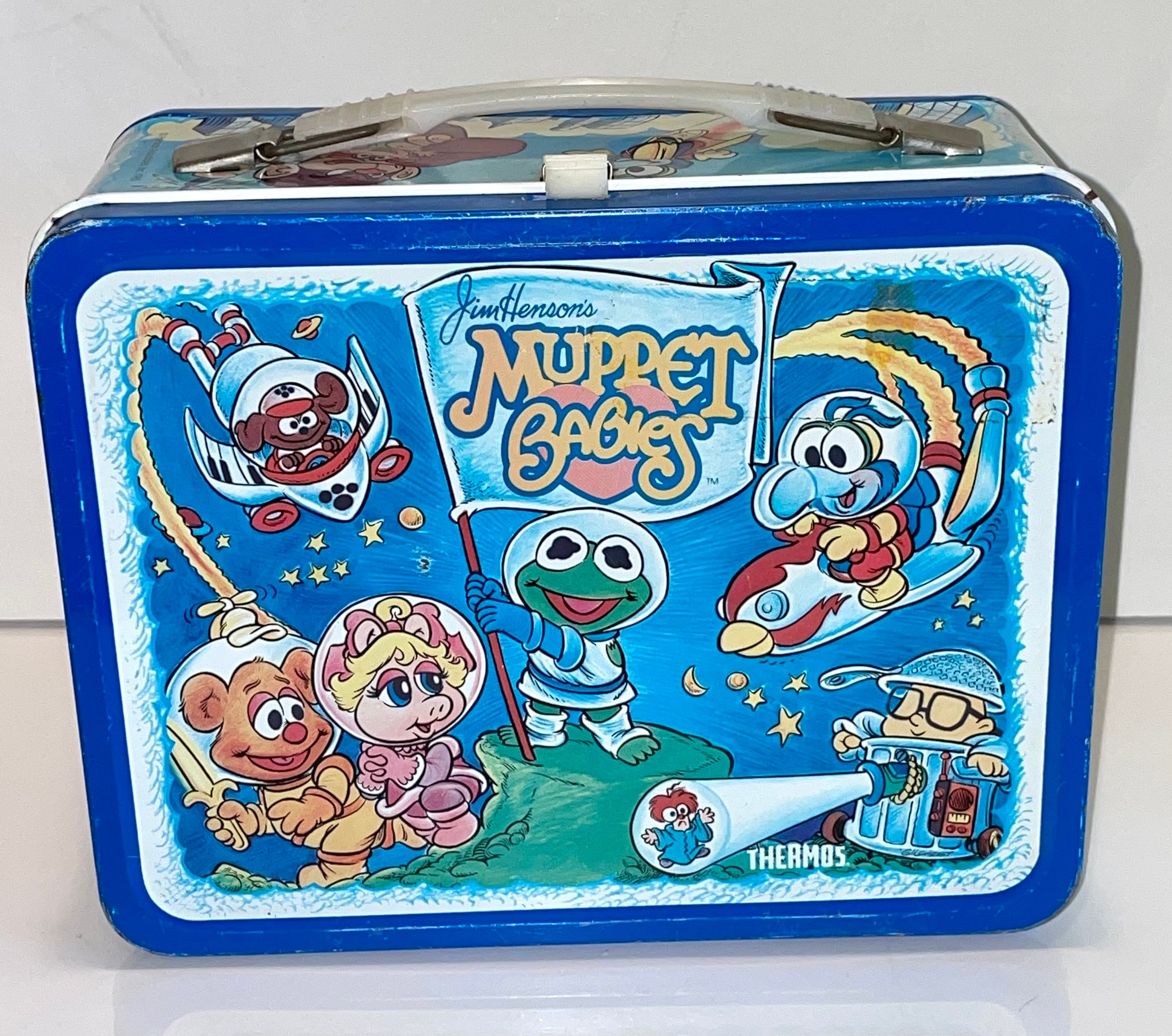 Vintage 1985 Aladdin Industries Jim Henson Muppet Babies Metal