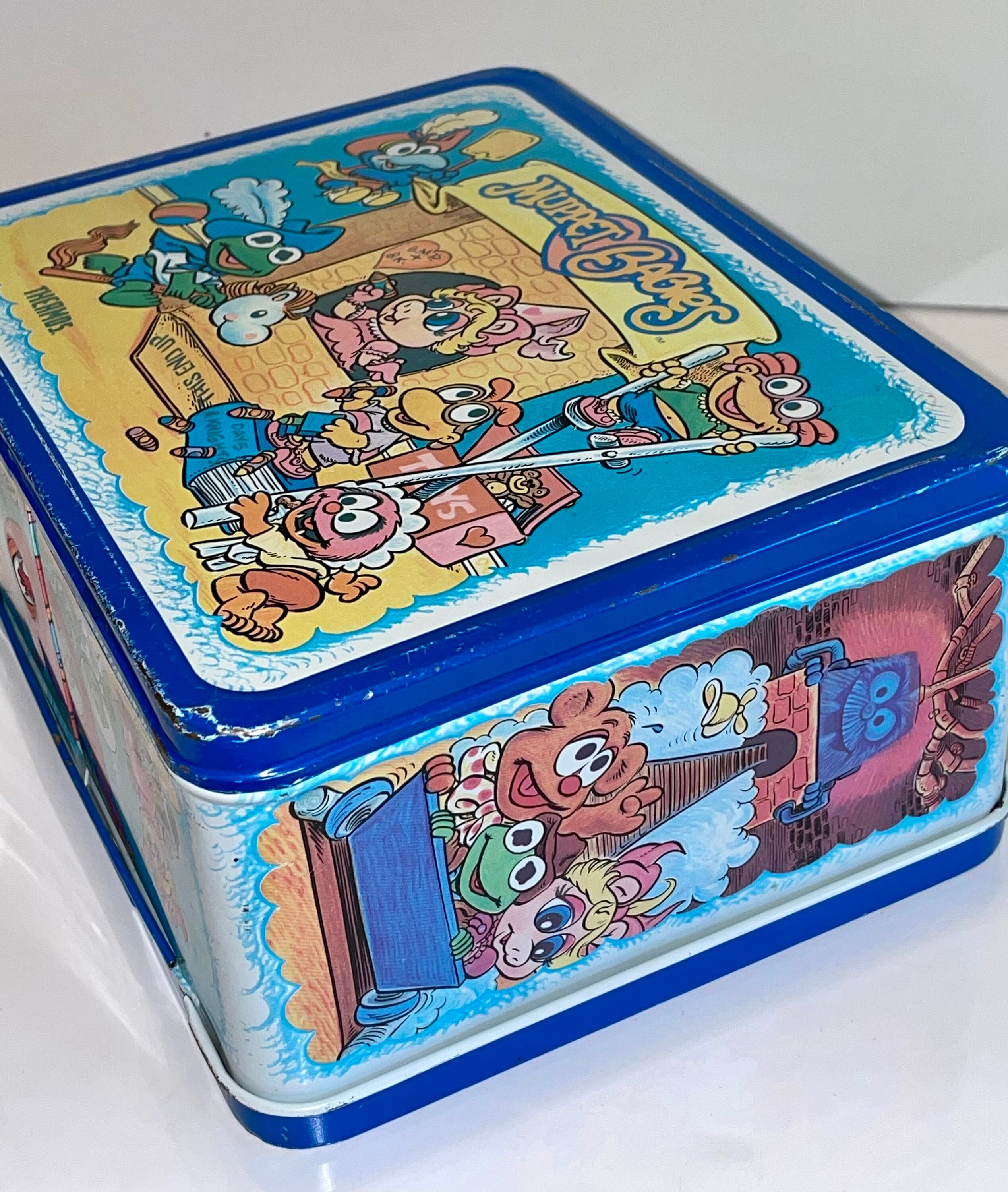 Vintage 1985 Aladdin Industries Jim Henson Muppet Babies Metal