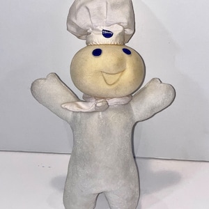 Vintage 1996 Pillsbury pippin fresh Dough boy velvet advertising doll