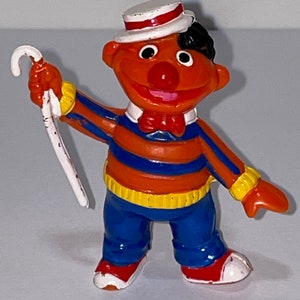 vintage applause Jim Henson Sesame Street Ernie Barber shop quartet PVC figure