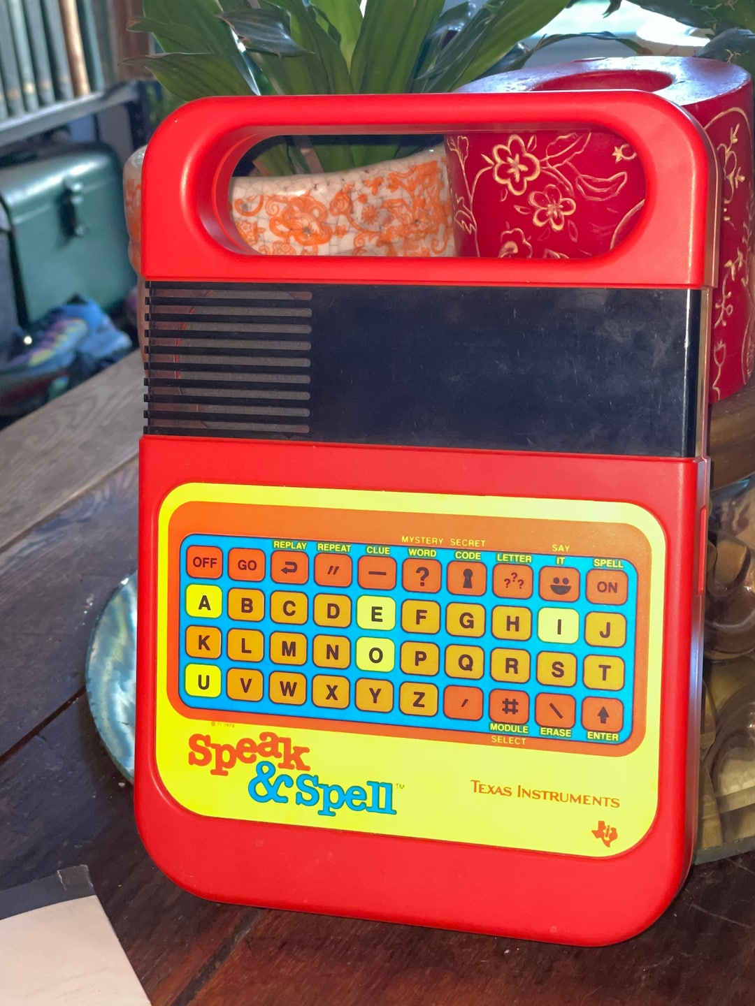 Vintage 1988 Texas Instruments Speak Spell Electronic Learning Toy RAD 