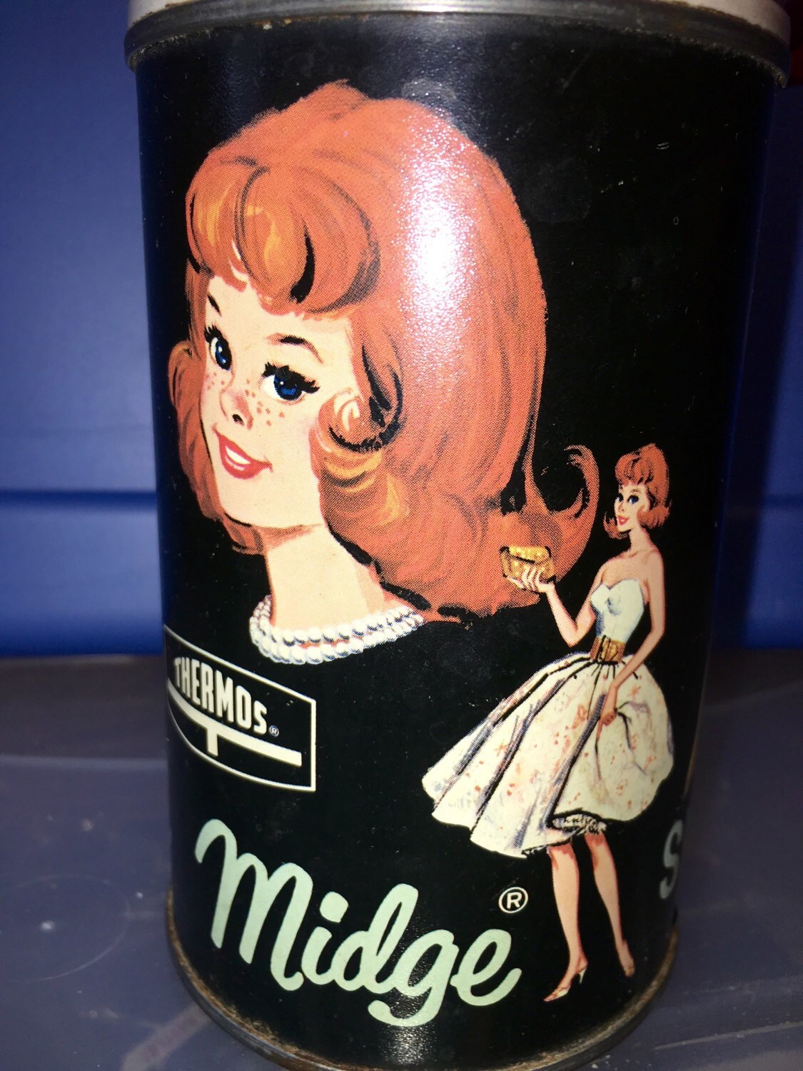 Vintage 1965 Barbie Skipper and Midge Metal Lunch Box