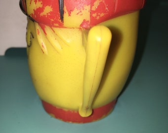 Vintage 1969 the Pillsbury Co Funny Face Drink Mix Promo Cup
