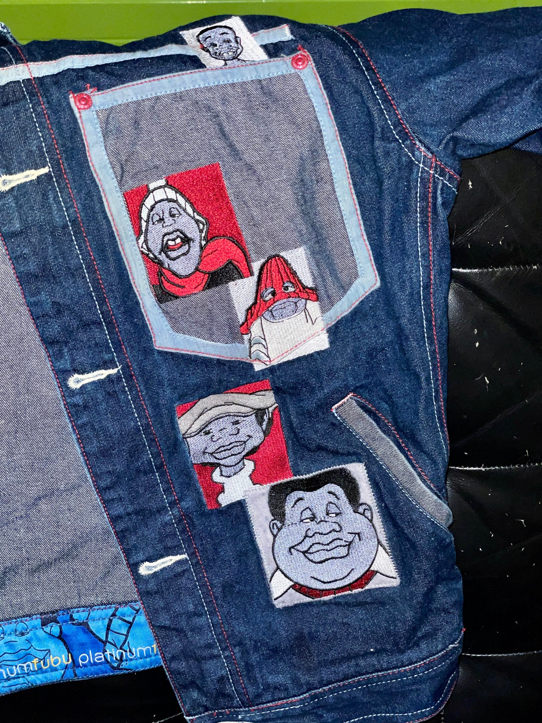 Platinum fubu shop jean jacket
