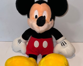 vintage Walt Disney Mickey Mouse 15 inch Disney store plush minty