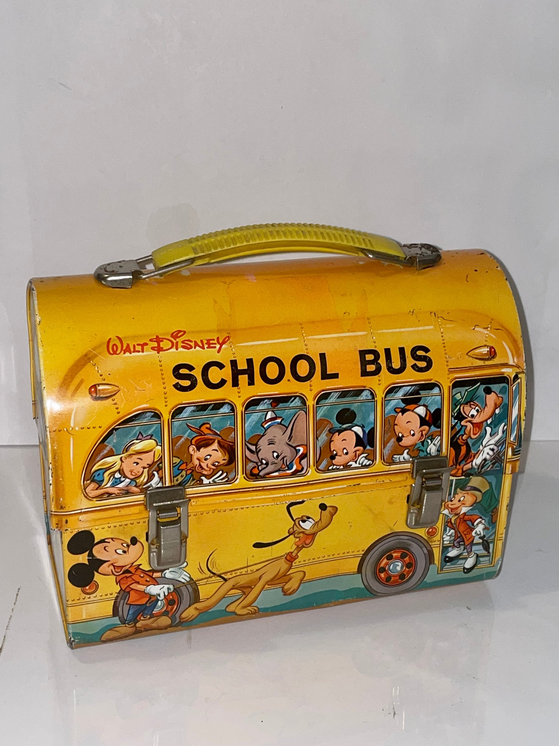 1950's Vintage Aladdin Industries Walt Disney Yellow School 1950's Vintage Aladdin Industries Walt Disney Yellow School