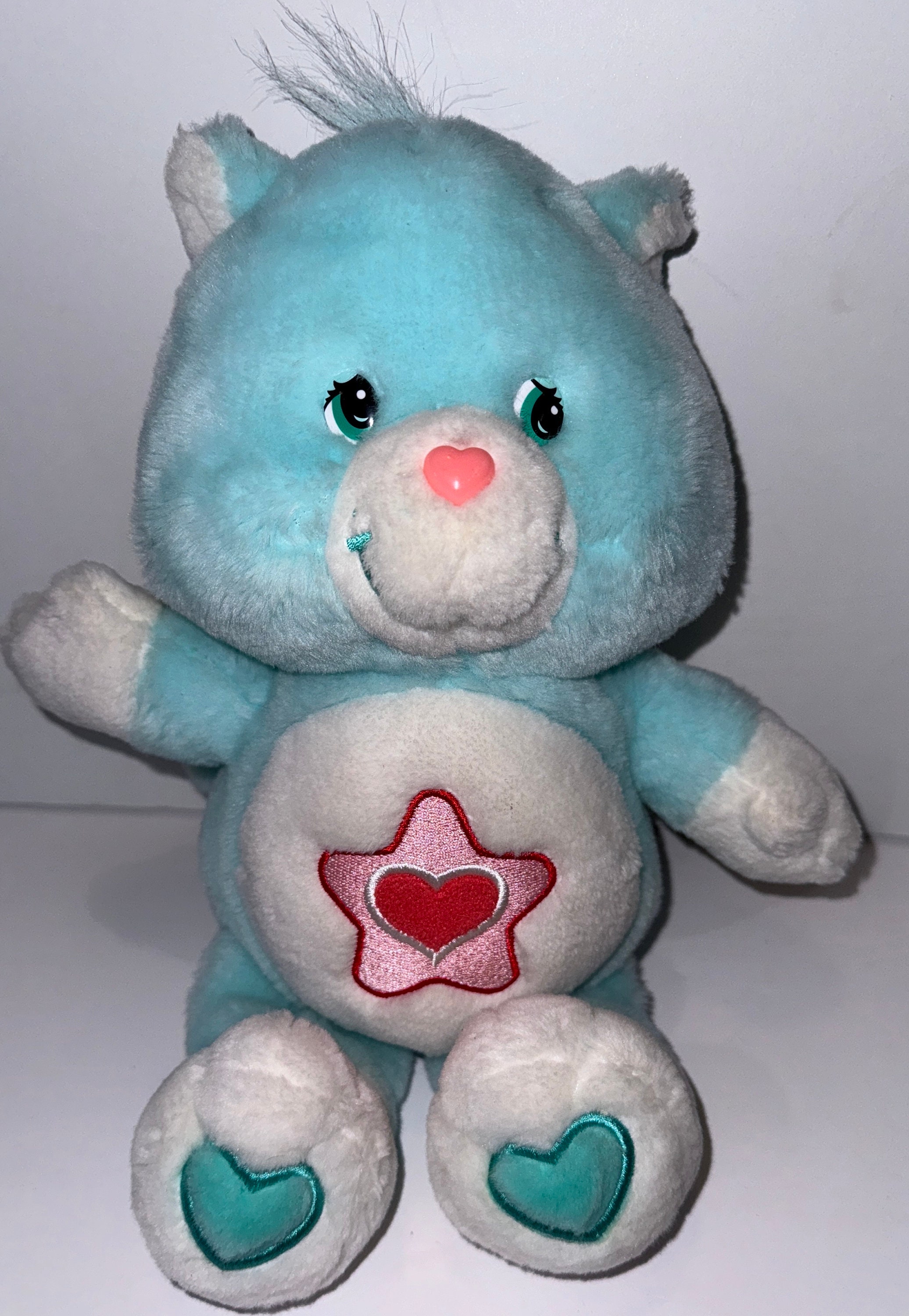 Vintage 2004 Care Bear cousins Proud Heart Cat plush toy