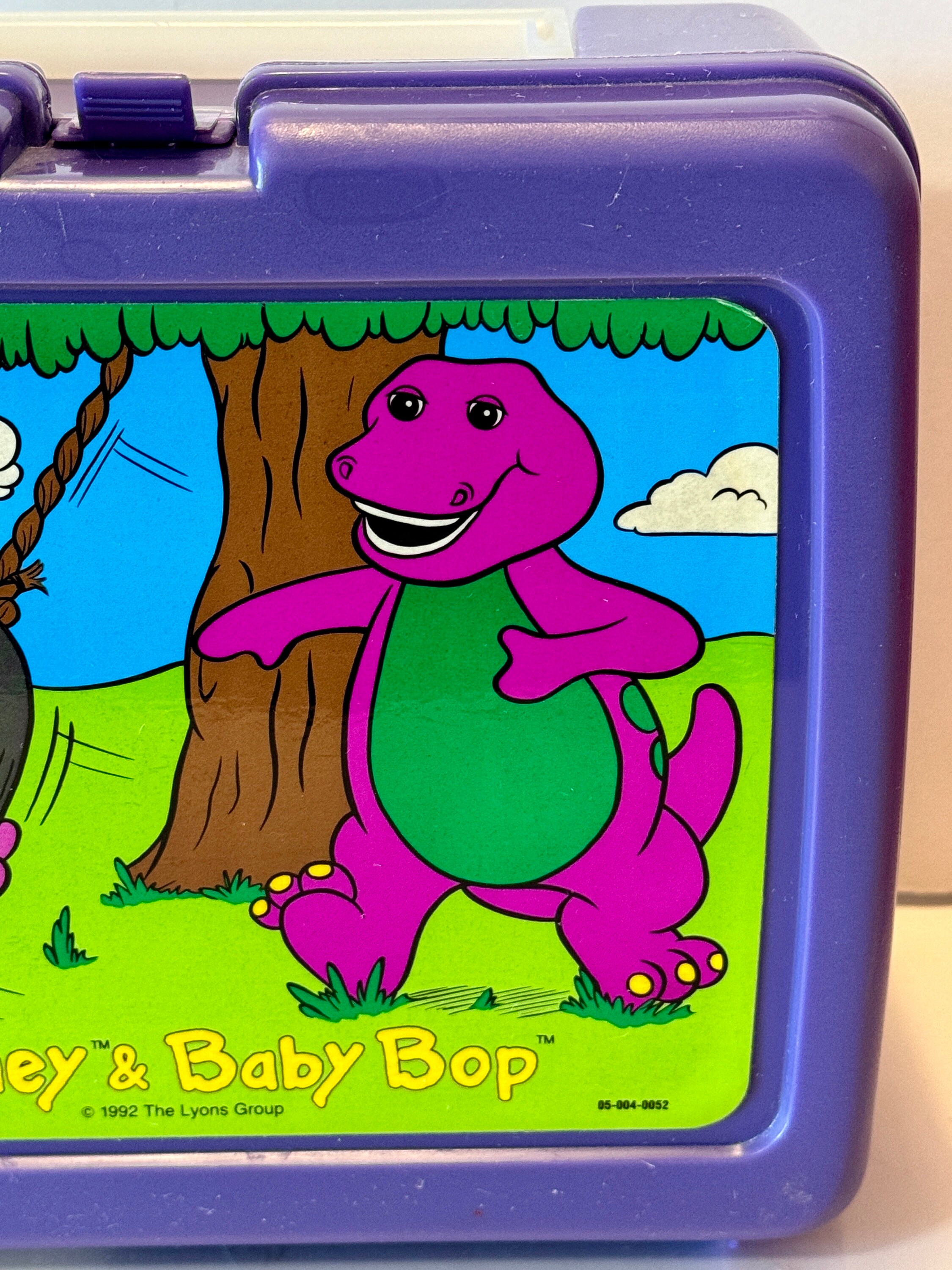 Vintage 1992 Lyons Group Barney the Purple Dinosaur and Baby Bop
