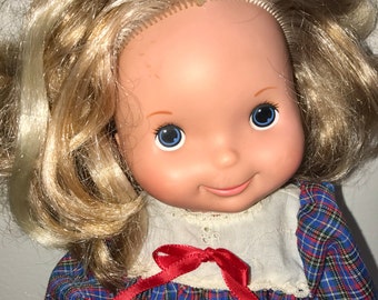 vintage 1978 Fisher Price my friend Mandy 16 inch child's  plush doll number 211 with clothes
