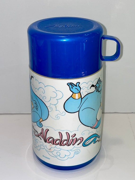 Vintage 1990's Aladdin Walt Disney Aladdin Plastic Thermos for the