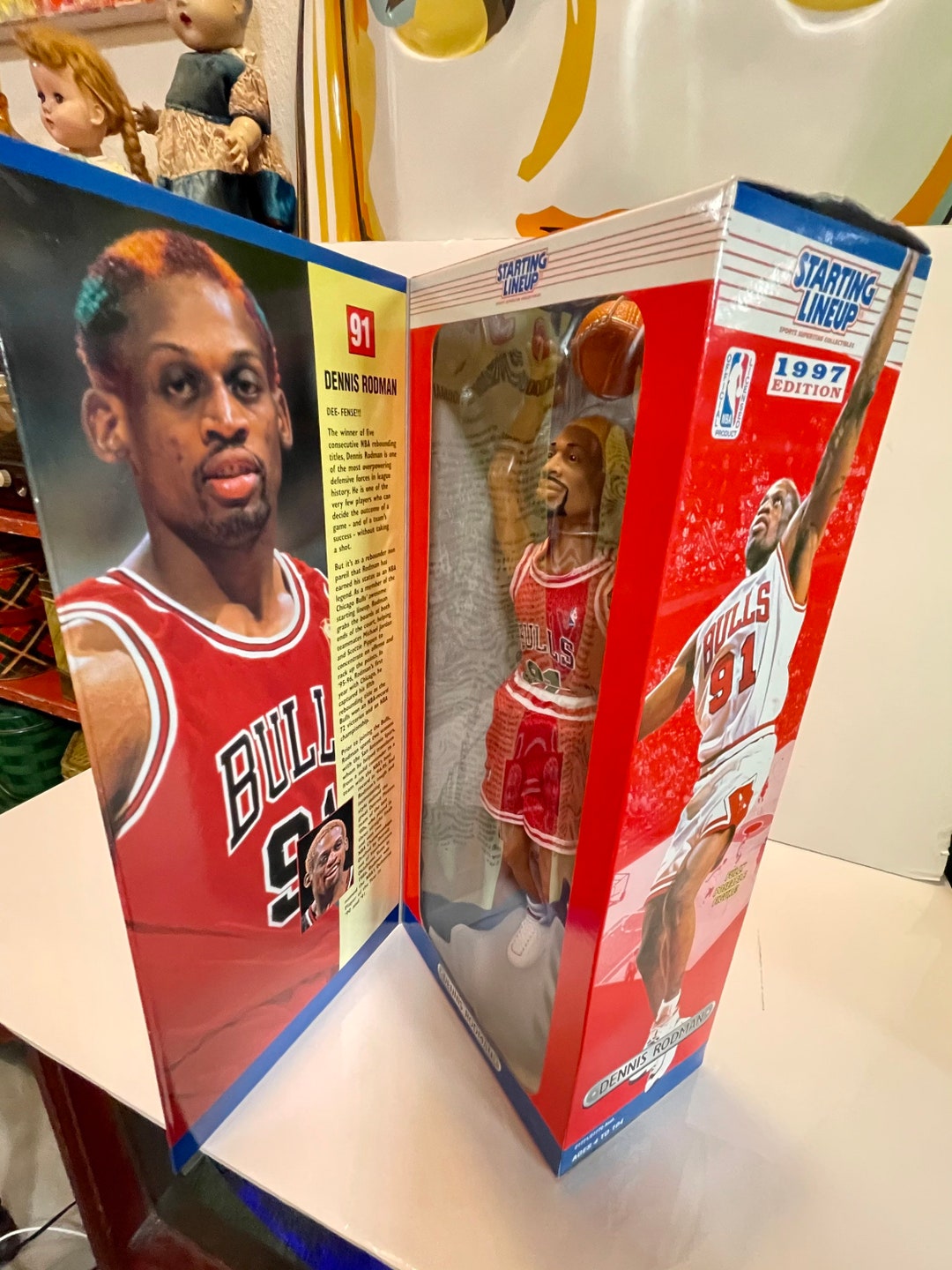 Vintage 1997 Edition Starting Lineup Chicago Bulls NBA
