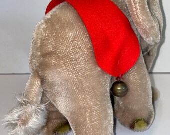 Vintage 1950's Mohair Circus Elephant Plush Toy - Etsy