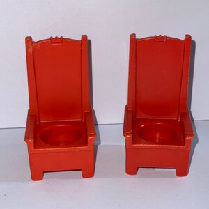 FP little people FP LP lot #252 castle pieces king and queen thrones
