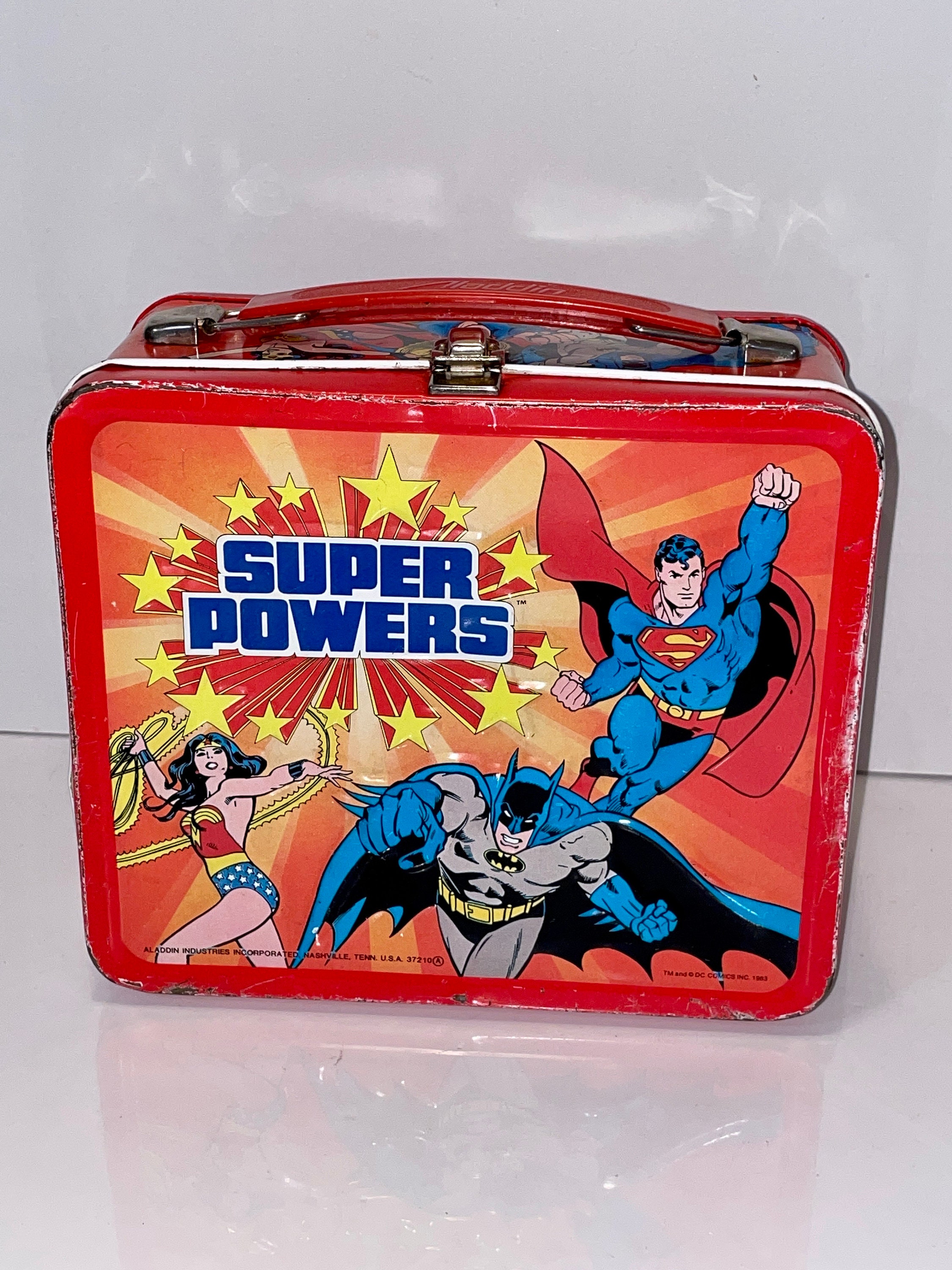 1992 Marvel Comics X-Men Lunch Box Plastic Lunchbox Thermos MINT
