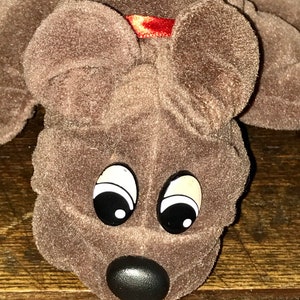 vintage very rare 1980&#39;s Tonka rumple skin mini newborn Pound Puppies plush toy dog