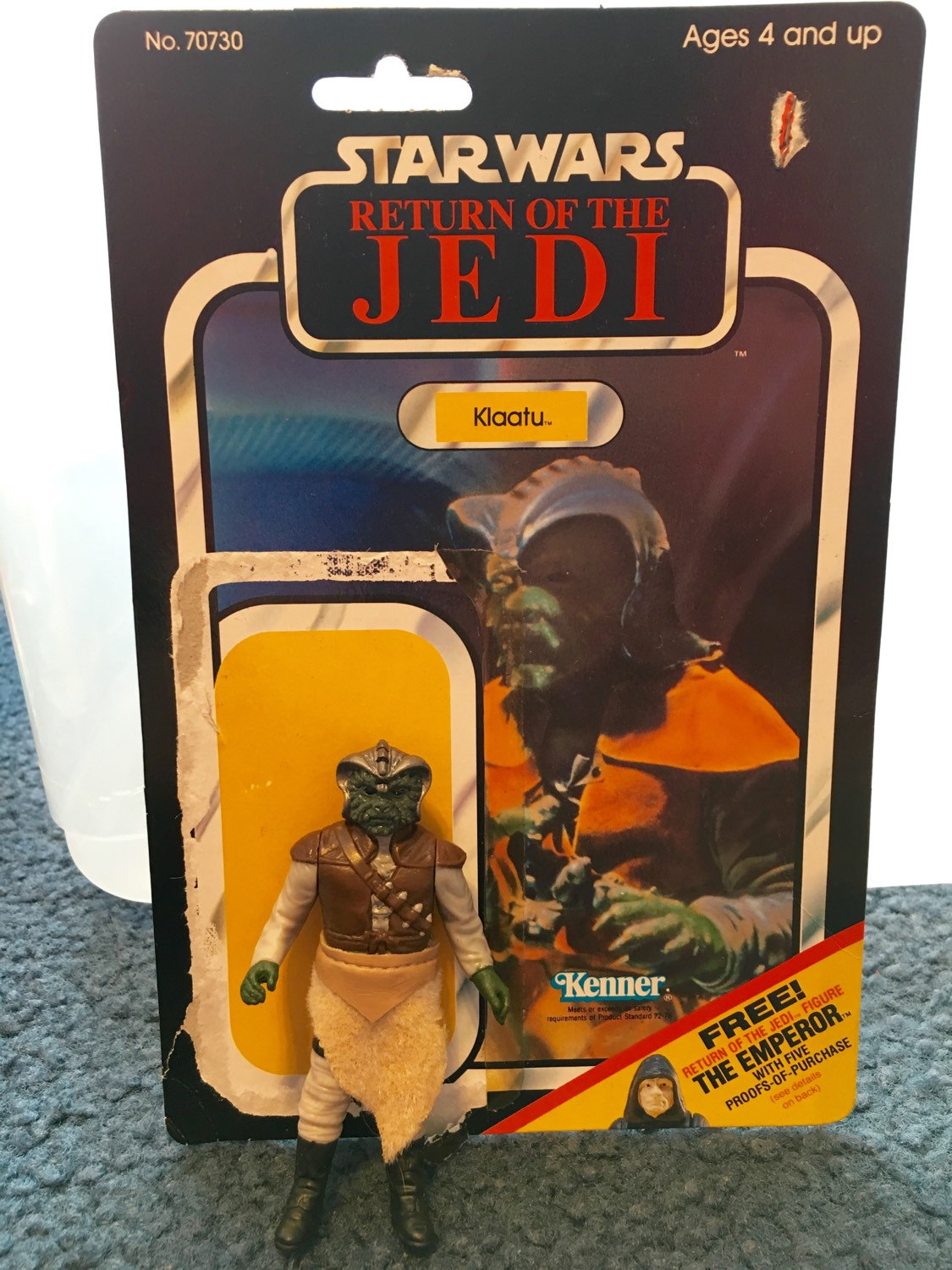 未開封 OLD Kenner STAR WARS Klaatu ツクダ Star Wars Kenner Vintage Collection