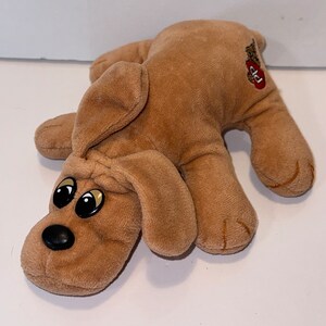 vintage 1985 Tonka brown mini Pound Puppies plush toy dog RAD