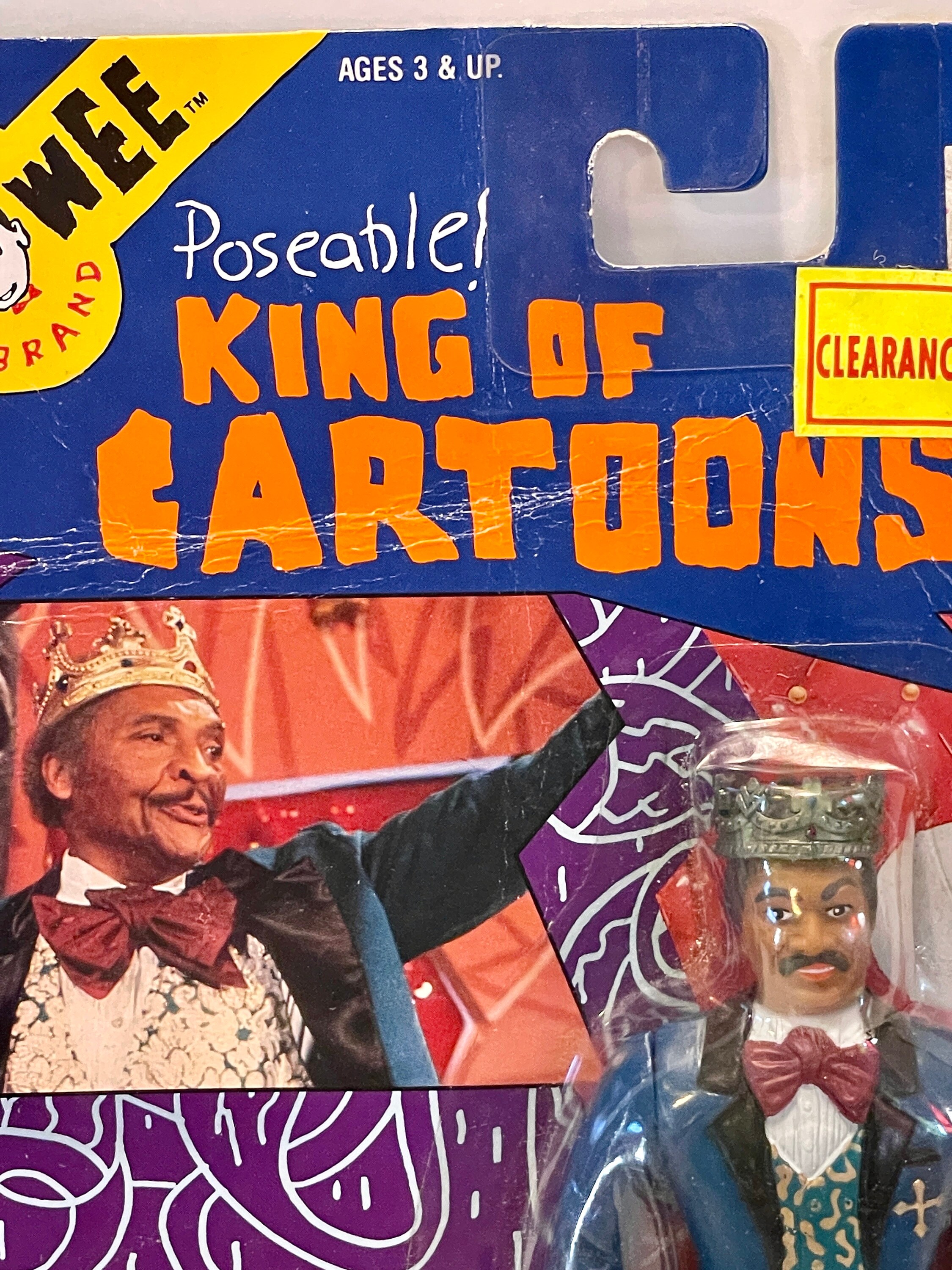 Vintage Pee-wee Herman King of Cartoons Peewee Playhouse