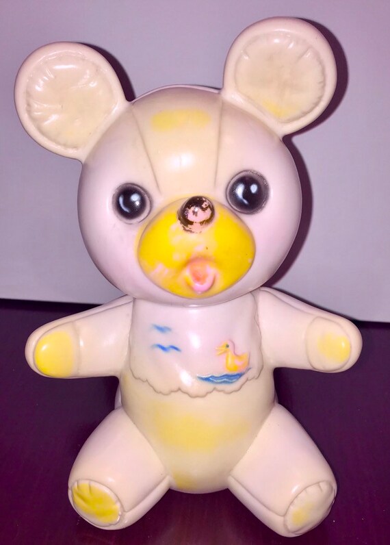 squeaky teddy bear