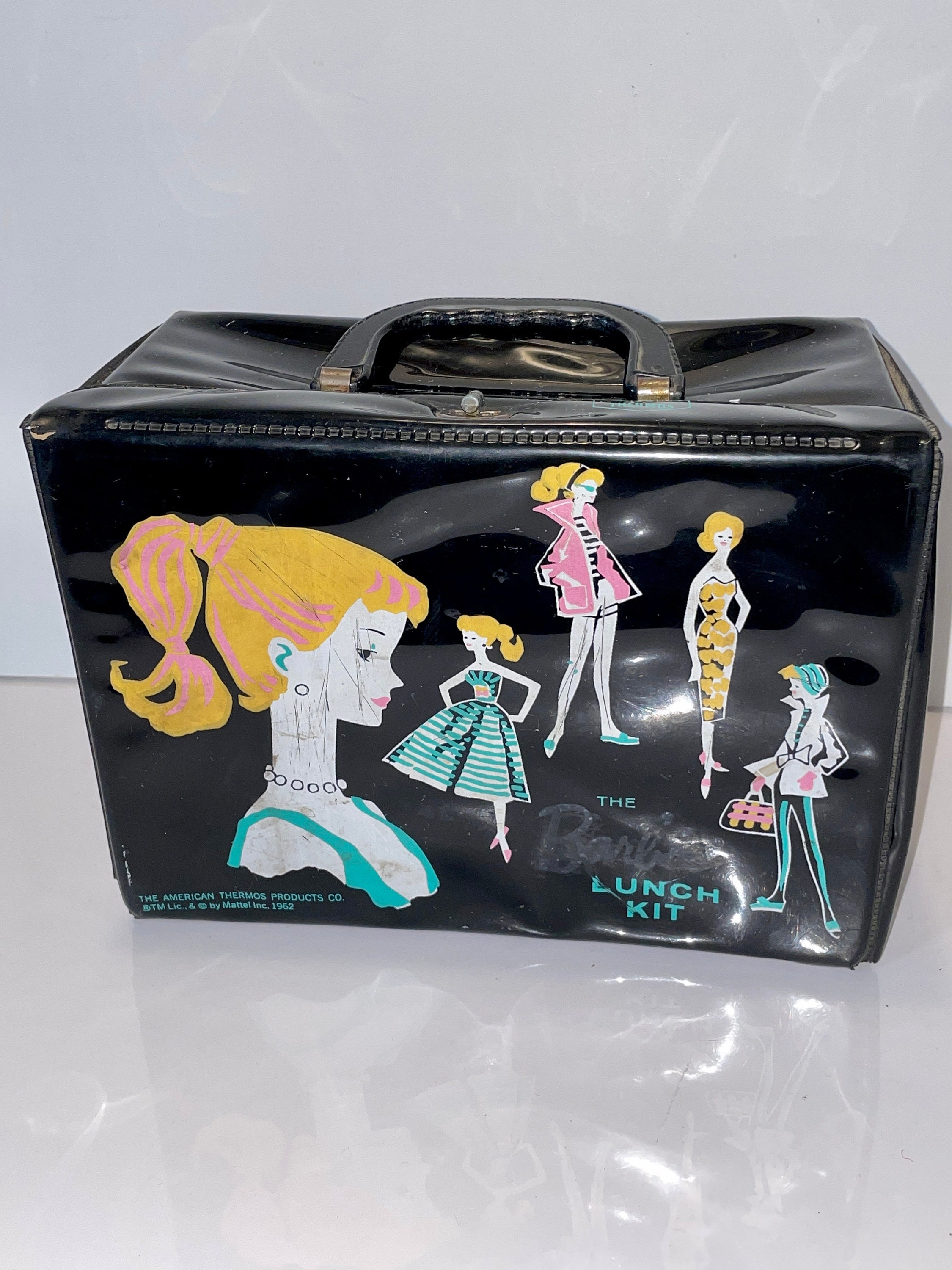 Girls Round Barbie Lunch Box